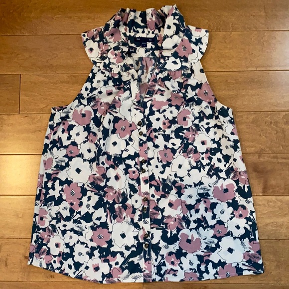 Gap Floral Top Womens Sz S - Picture 3 of 6